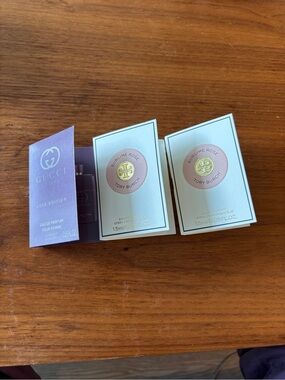 Gucci & Tory Burch Perfume Samples Set 3 x 1.5ml Spray NWT